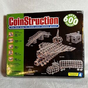 COINSTRUCTION Coin Construction Set‎ 600pc SPACE SHUTTLE Tractor Trailer NEW